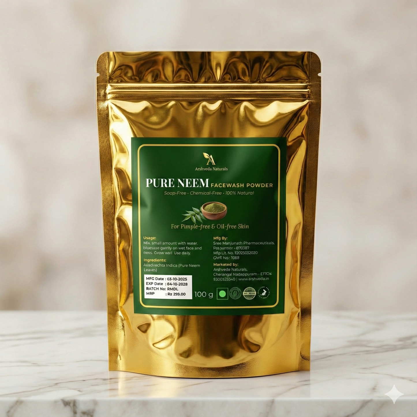 Pure Neem Face Wash (100 g)