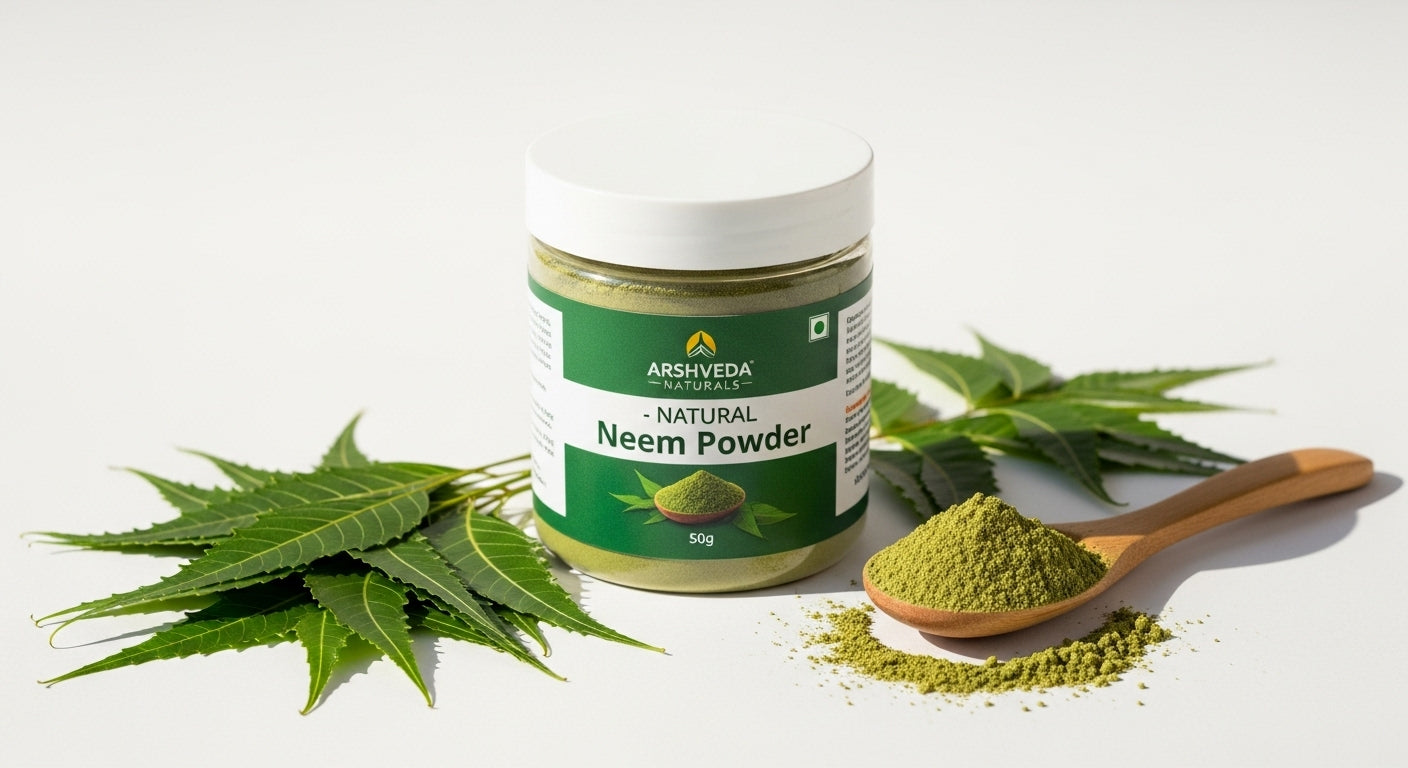 Natural Neem Powder – 50 Grams | Purifying Ayurvedic Herb for Clear Skin & Healthy Scalp